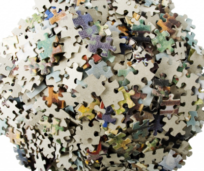 Puzzle pieces gathered into a sphere • Solidus