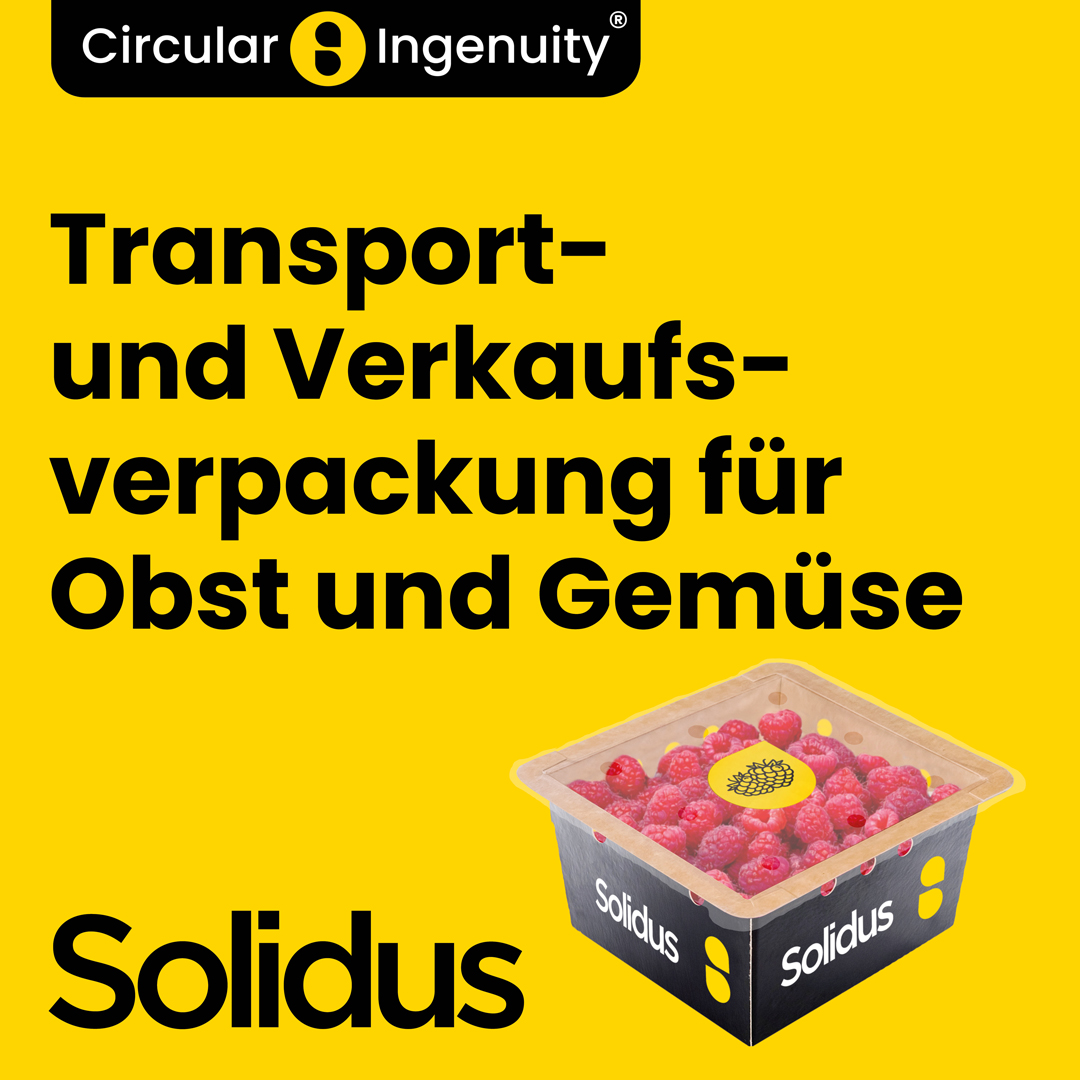 Transport- und Verkaufsverpackung für Obst und Gemüse • Solidus
