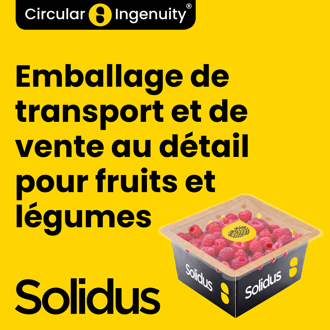 Emballage de transport et de vente au détail pour fruits et légumes • Solidus