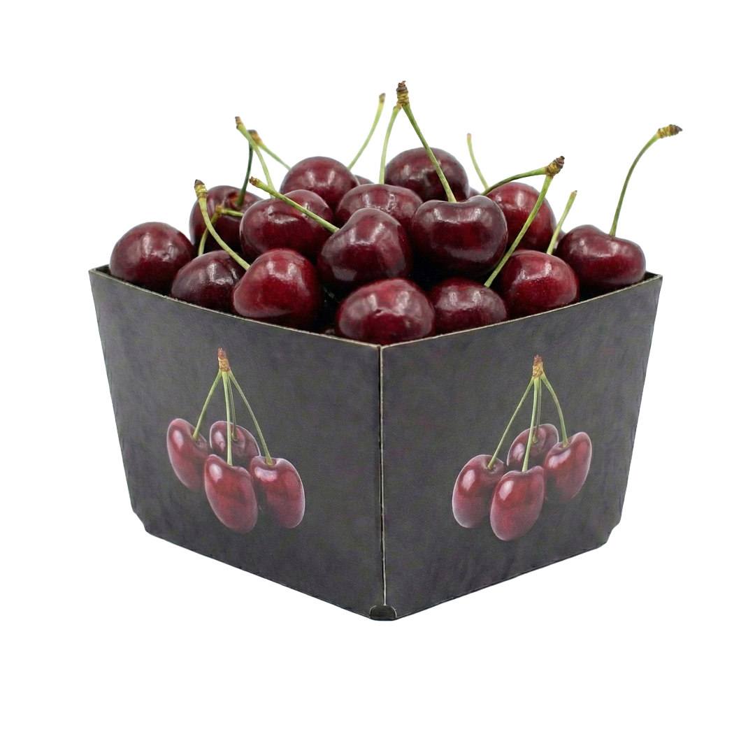 Faserbasierte Kirschschale für Schutz und hochwertige Präsentation